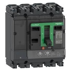 Disjoncteur ComPacT NSX160B - TM-D 160A - 4P4D - 25kA - montage fixe