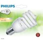 Lampe Eco spirale PHILIPS 20W WW E27 220v