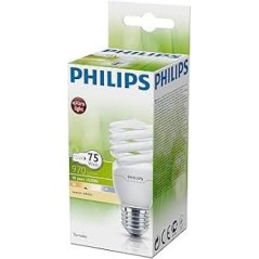 Lampe Eco spirale PHILIPS 15W WW E27 220v