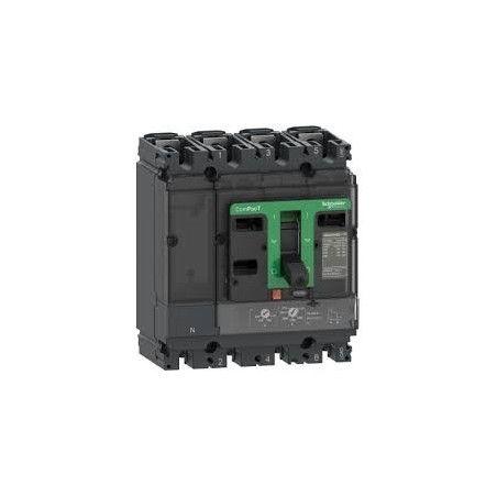 Disjoncteur ComPacT NSX100B - TM-D 80A - 4P4D - 25kA - montage fixe