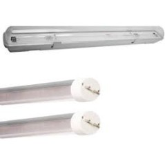Réglette Click LED T8 2X18W Noxion | Convient pour 2x 60cm LED tube