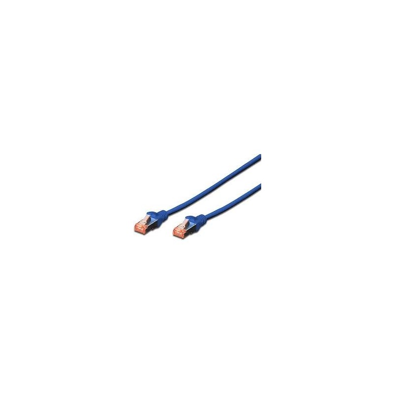Cordon de Brassage CAT 6 S-FTP  10 m Bleu DIGITUS