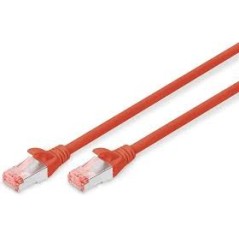 Cordon de brassage CAT6 S-FTP 0.5m Rouge