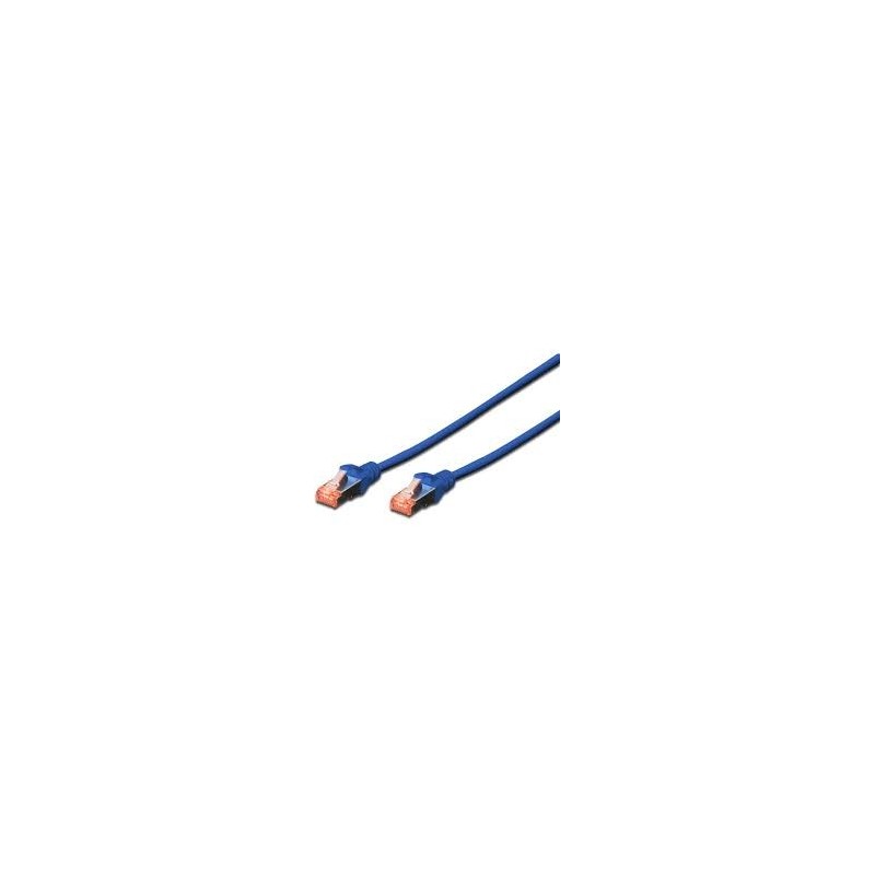 Cordon de Brassage CAT6 S-FTP 1 m Bleu