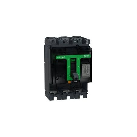 Disjoncteur basic frame, ComPacT NSX100B, 25 kA at 415 VAC 50/60 Hz, 100 A, sans déclencheur, 3 poles