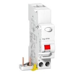 Bloc differentiel DT40 VIGI  C 40A 1P N 300MA