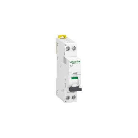 Disjoncteur  Modulaire  Acti9 IC40a 1P N 16A courbe C 4500A/6kA