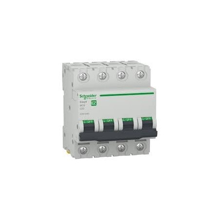 Disjoncteur  Modulaire EASY9  4P  C63A  4500A 400V