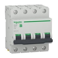 Disjoncteur modulaire Easy9    4P  C10A  4500A