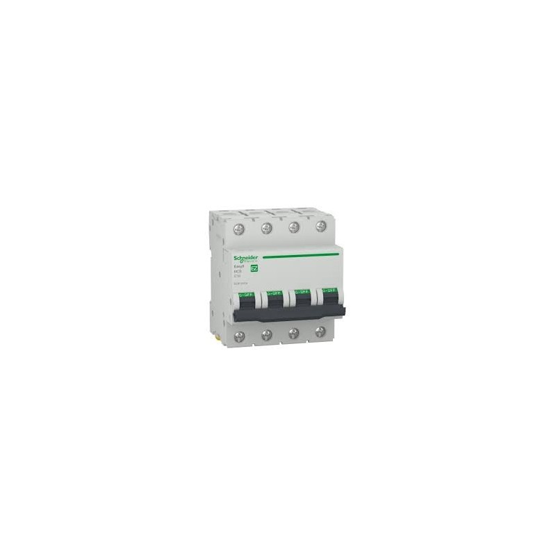 Disjoncteur modulaire Easy9    4P  C10A  4500A