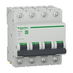 Disjoncteur  Modulaire EASY9  4P  C40A  4500A 400V