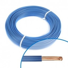 Cable electrique rigide domestique HO7V-U 1.5mm2 rouleau de 100m  Rouge[FILH07VU1.5RGC100] - TEXYS