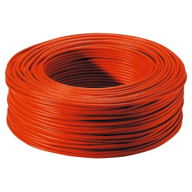 Cable electrique souple domestique H07VK2.5mm? Rouge  C100[FILH07VK2.5RGC100] - TEXYS